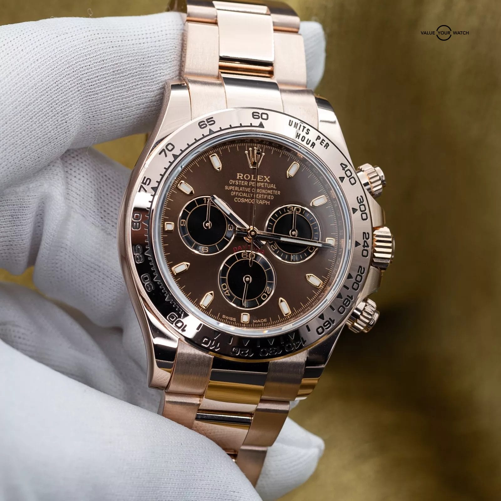 Rolex Daytona Cosmograph Rose Gold Chocolate Dial – 116505 MINT Complete Set - Image 4