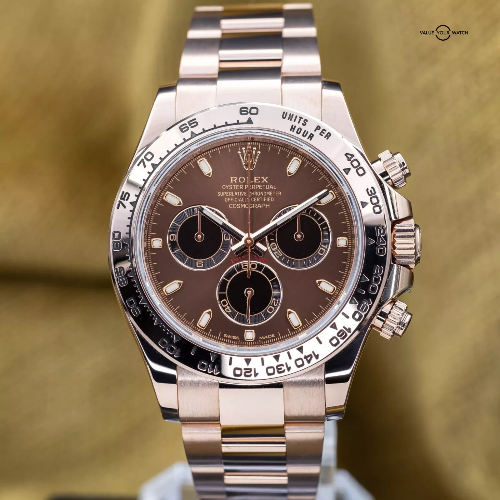 Rolex Daytona Cosmograph Rose Gold Chocolate Dial – 116505 MINT Complete Set - Image 14