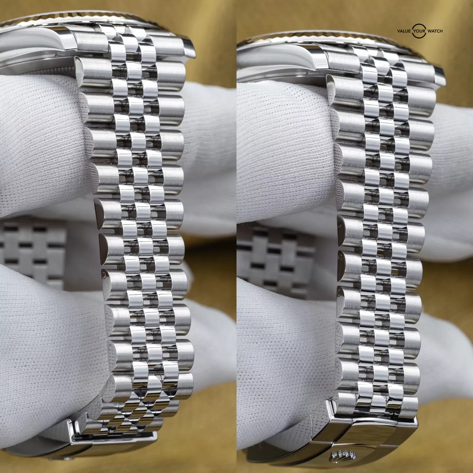 2024 MINT Rolex DateJust 41mm DJ41 Silver Fluted Gold Oyster - 126334 - Full Set - Image 4