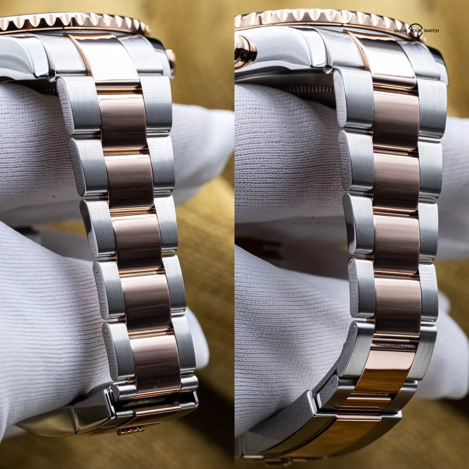 Rolex Yachtmaster II Rose Gold & Steel White Dial 44mm Discontinued - 116681 - Image 5