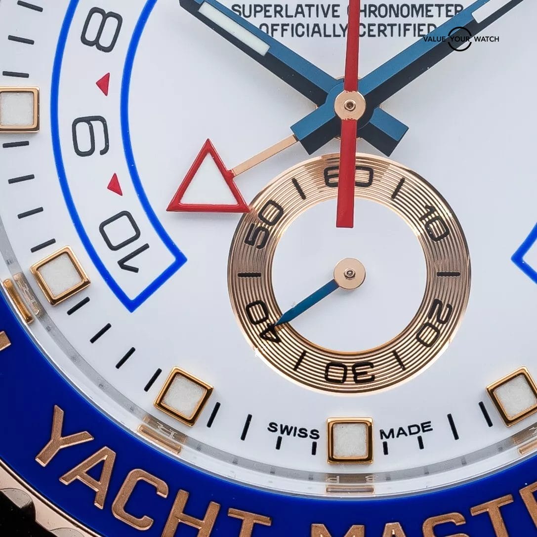 Rolex Yachtmaster II Rose Gold & Steel White Dial 44mm Discontinued - 116681 - Image 9