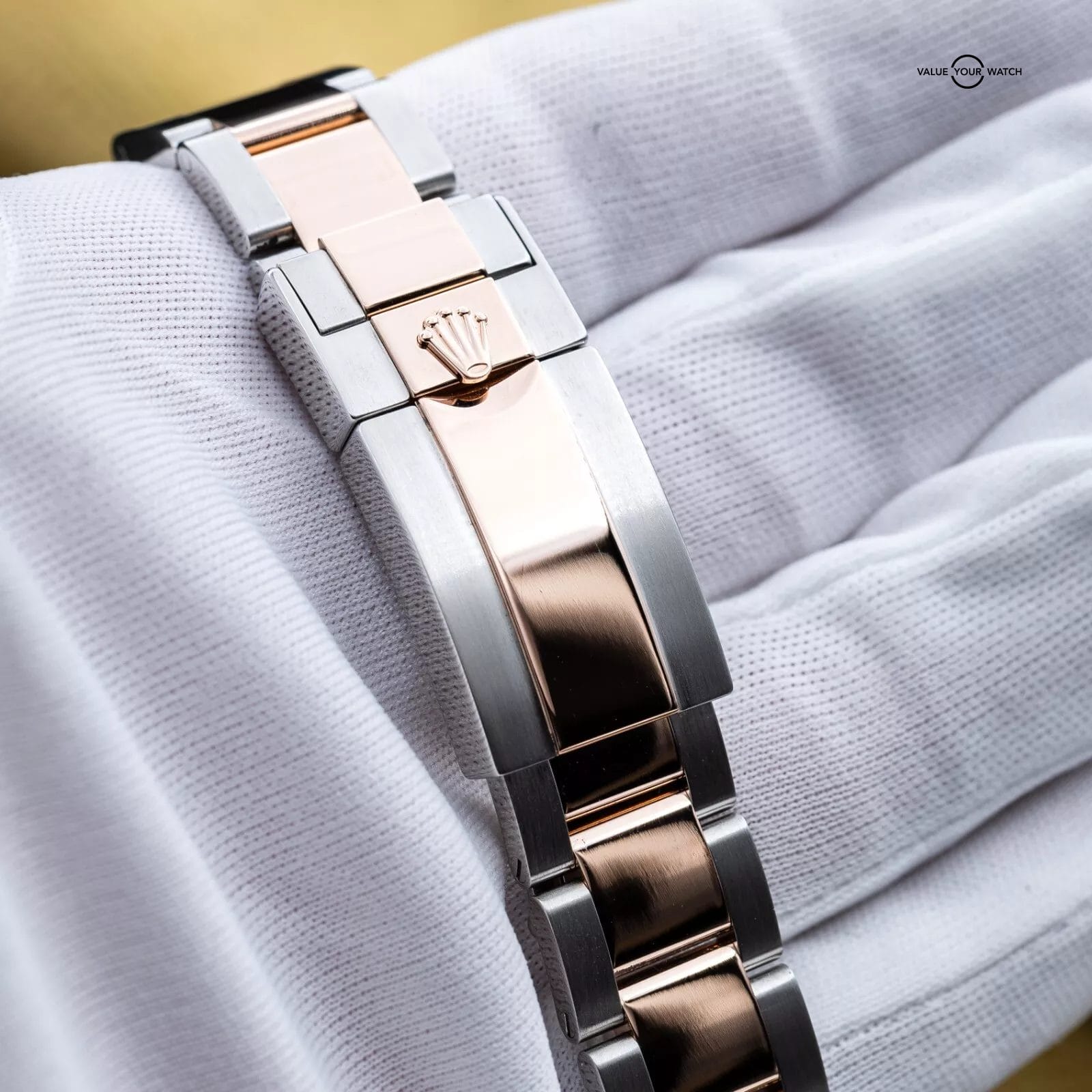 Rolex Yachtmaster II Rose Gold & Steel White Dial 44mm Discontinued - 116681 - Image 10