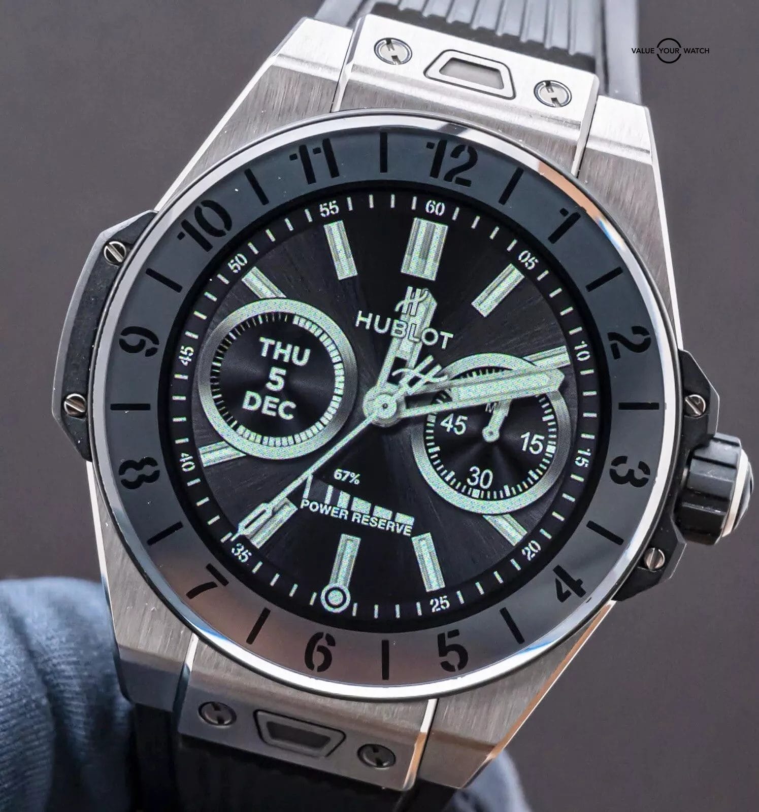 Hublot Big Bang E Titanium 42 mm Complete Box Papers Rubber 440.NX.1100.RX