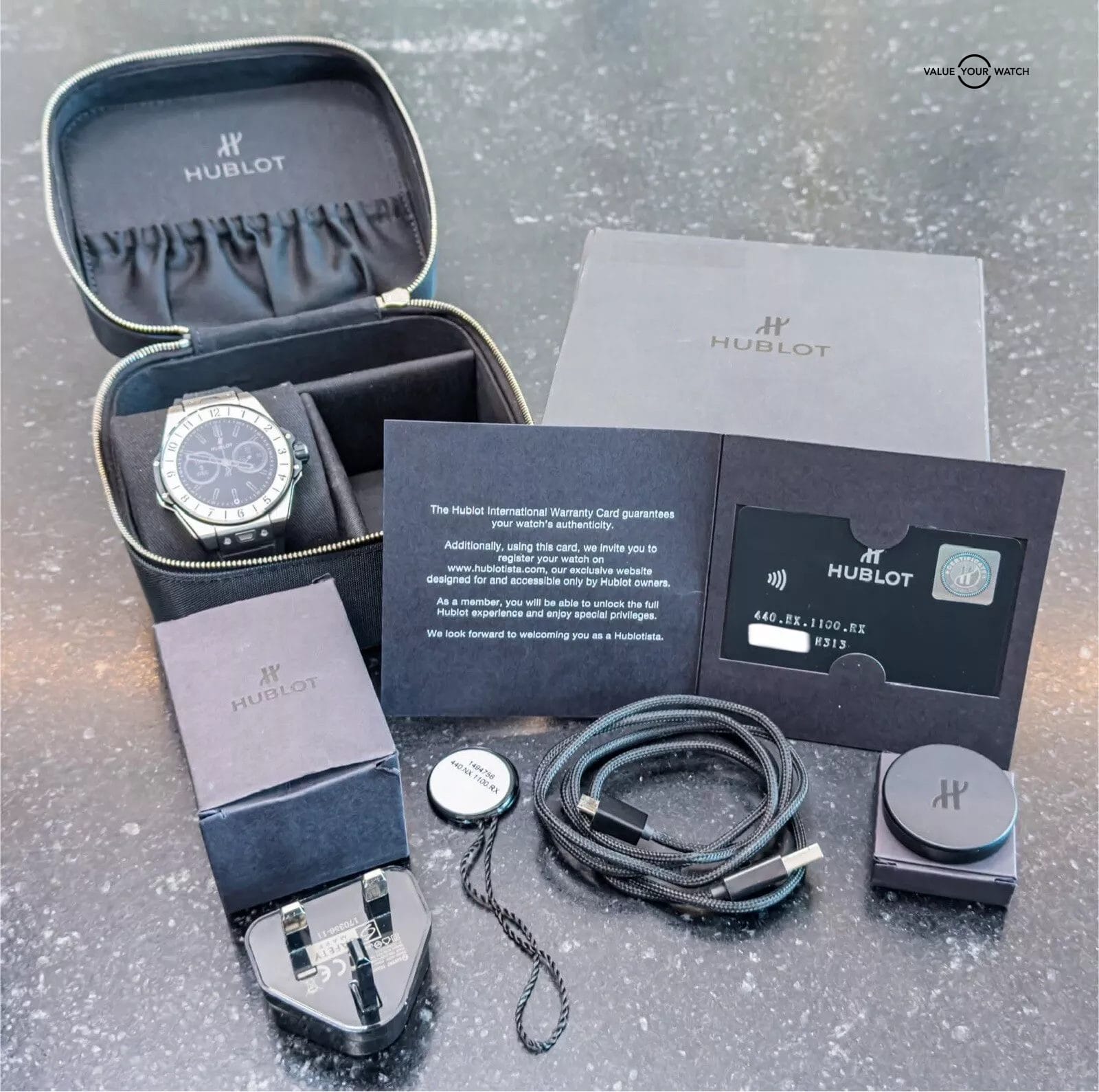 Hublot Big Bang E Titanium 42 mm Complete Box Papers Rubber 440.NX.1100.RX - Image 9