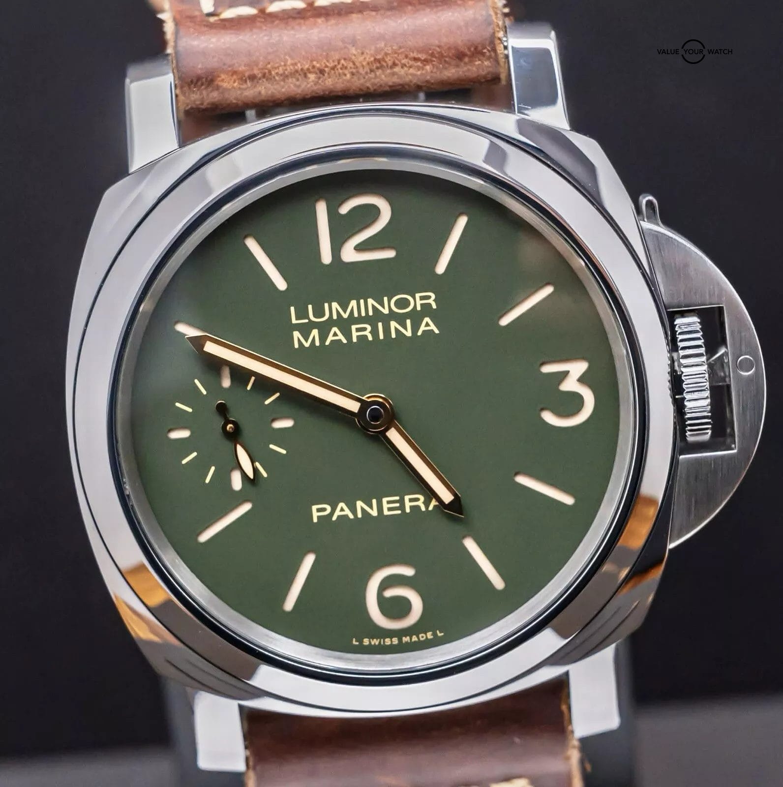 Panerai 911 Luminor Marina 8 Days Last One for Paneristi Green Dial PAM00911 Value Your Watch