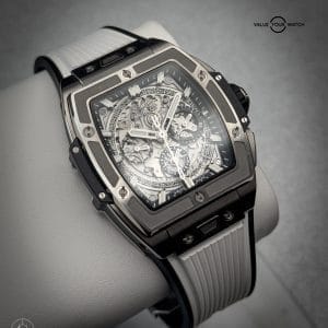 2024 Hublot Spirit Of Big Bang 42mm Titanium Skeleton Dial 642.NX.0170.RX B&P