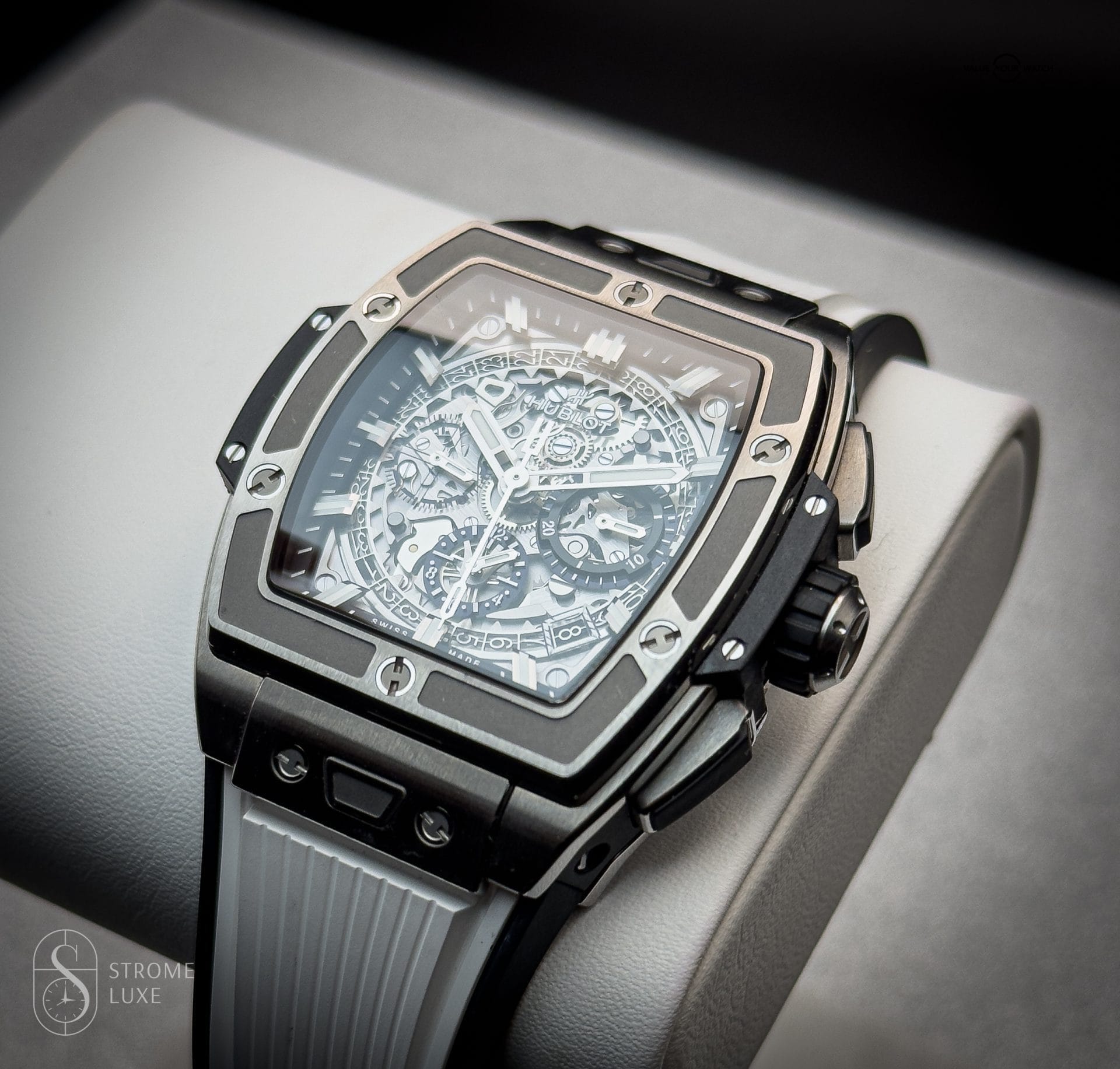 2024 Hublot Spirit Of Big Bang 42mm Titanium Skeleton Dial 642.NX.0170.RX B&P - Image 4