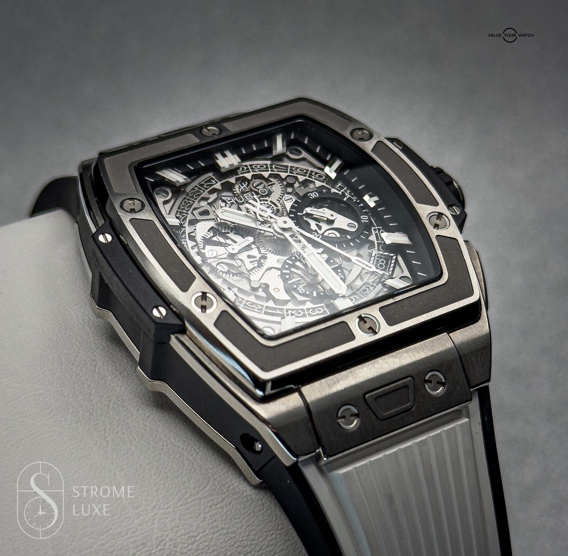 2024 Hublot Spirit Of Big Bang 42mm Titanium Skeleton Dial 642.NX.0170.RX B&P - Image 5