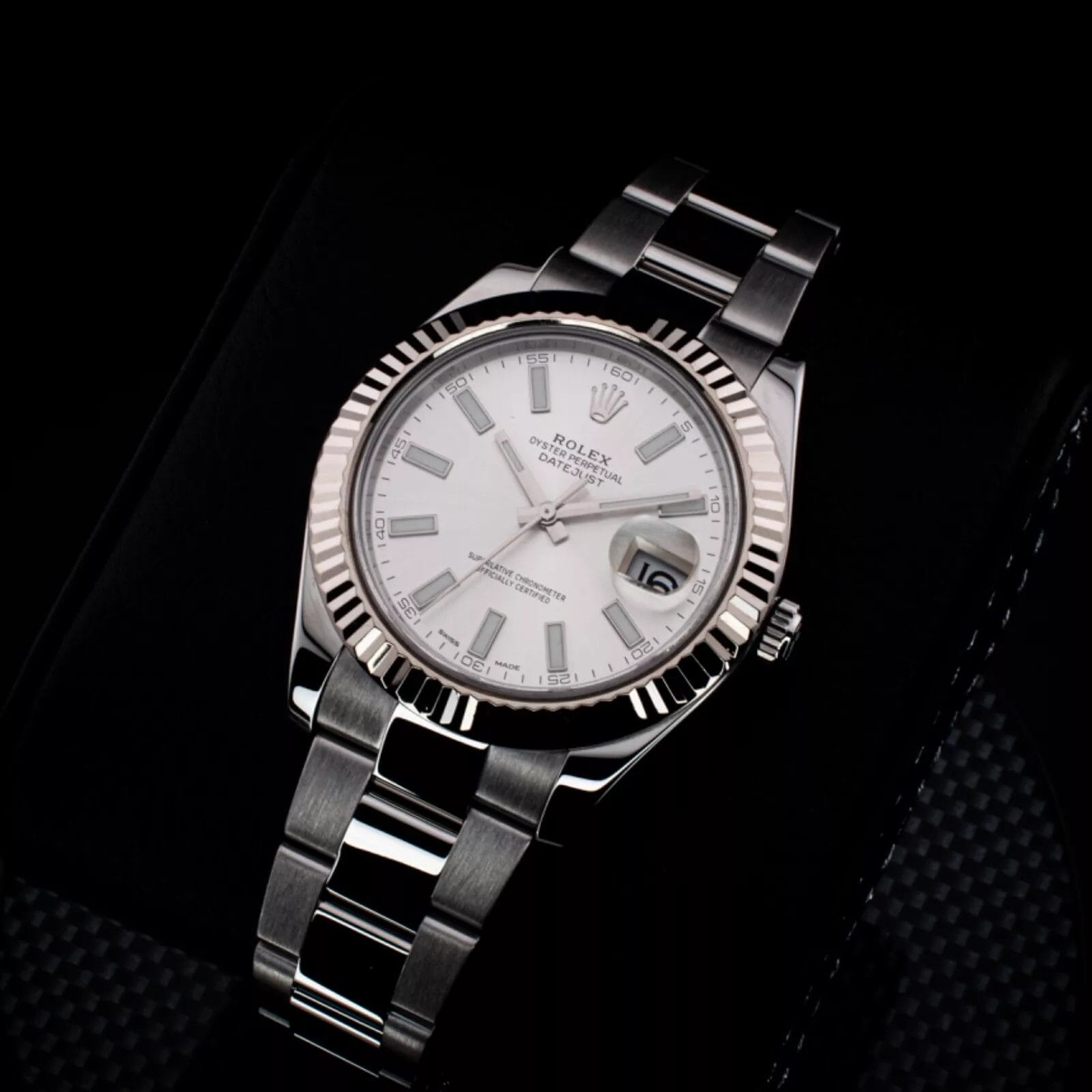 Rolex Datejust II Men’s 41mm Silver Stick Dial with Stickers, Ref 116334 w/ B&P - Image 7