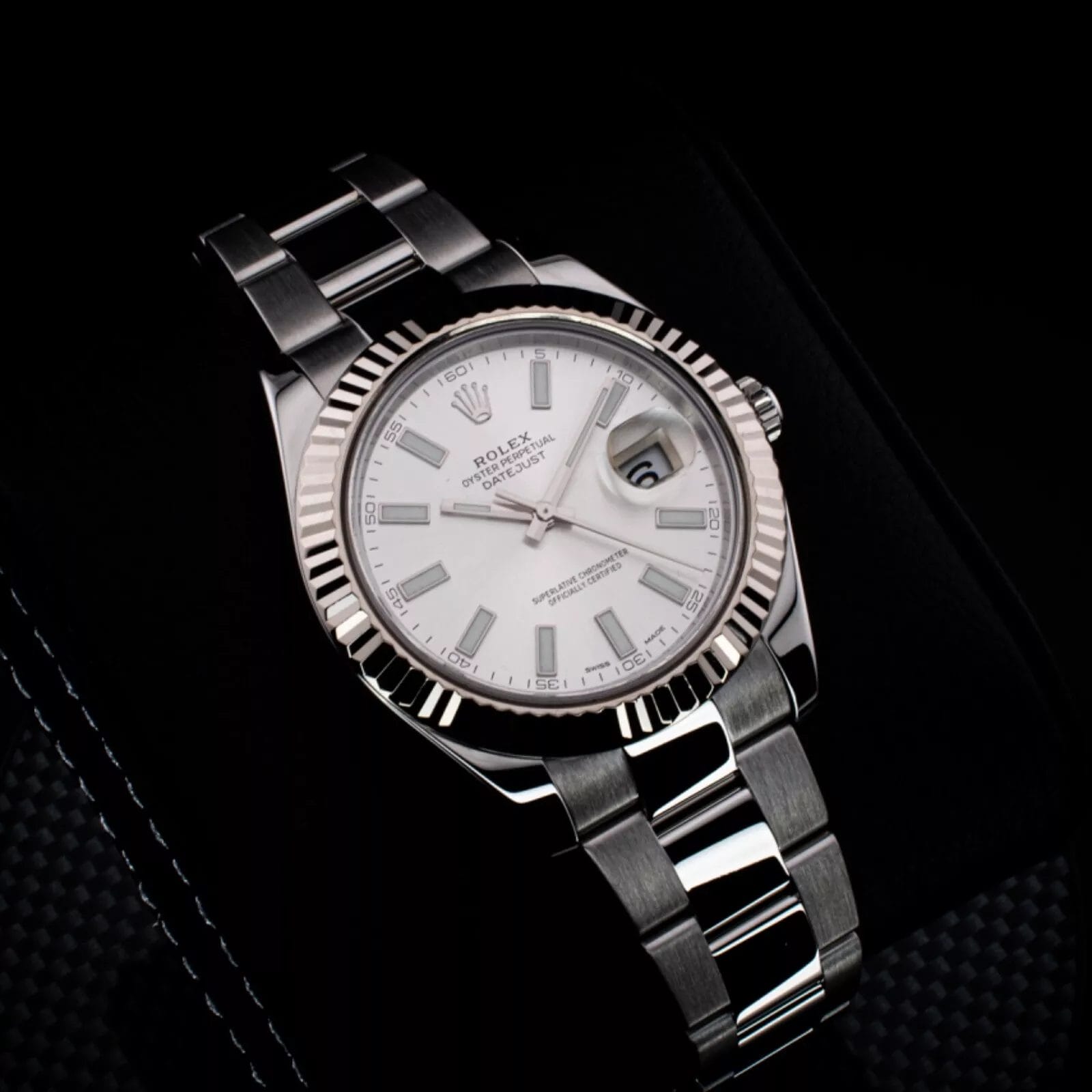 Rolex Datejust II Men’s 41mm Silver Stick Dial with Stickers, Ref 116334 w/ B&P - Image 8