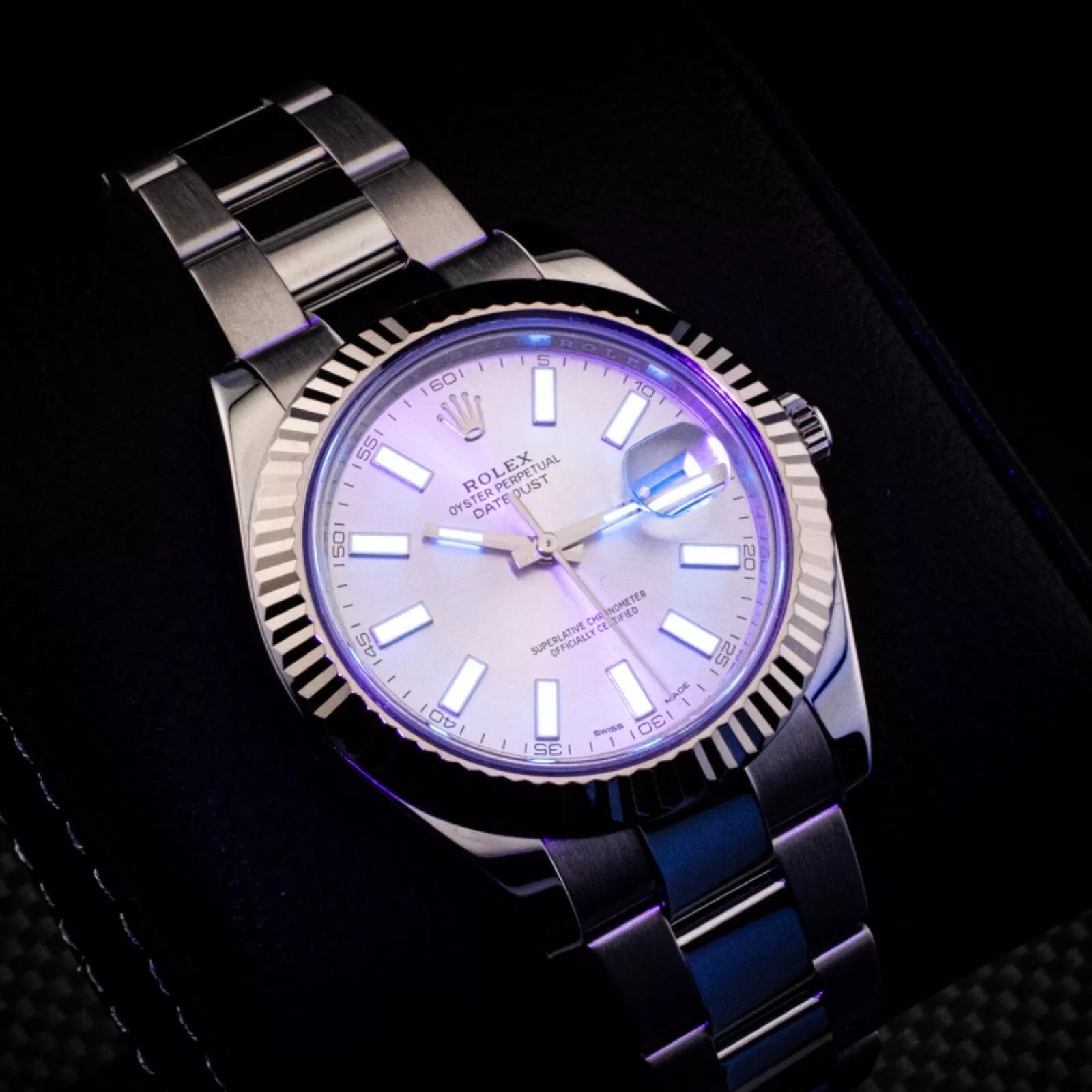 Rolex Datejust II Men’s 41mm Silver Stick Dial with Stickers, Ref 116334 w/ B&P - Image 9