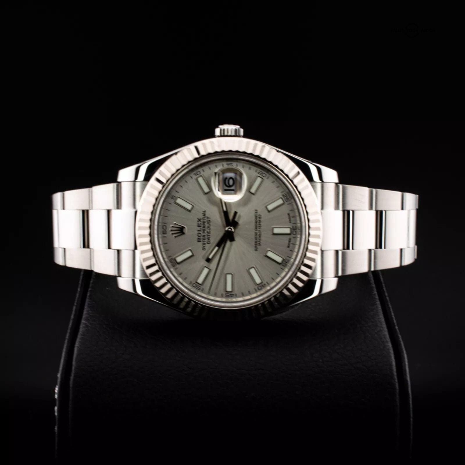 Rolex Datejust II Men’s 41mm Silver Stick Dial with Stickers, Ref 116334 w/ B&P - Image 13