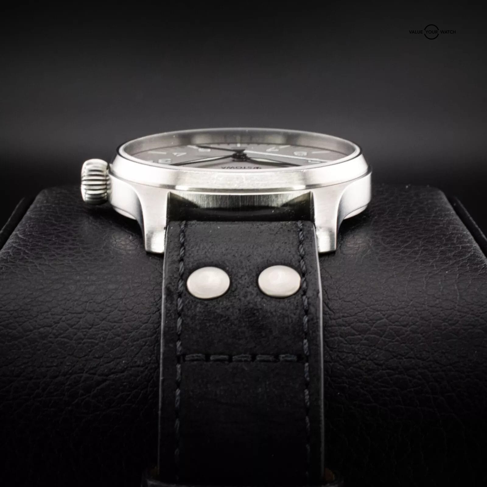 Stowa Flieger Classic 40 Ikarus – 40mm Titanium Dial Pilot Watch with B&P - Image 8