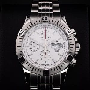 Revue Thommen Men&#8217;s AirSpeed Silver Dial Automatic Watch, Ref. 16071.6128 w/ B&amp;P