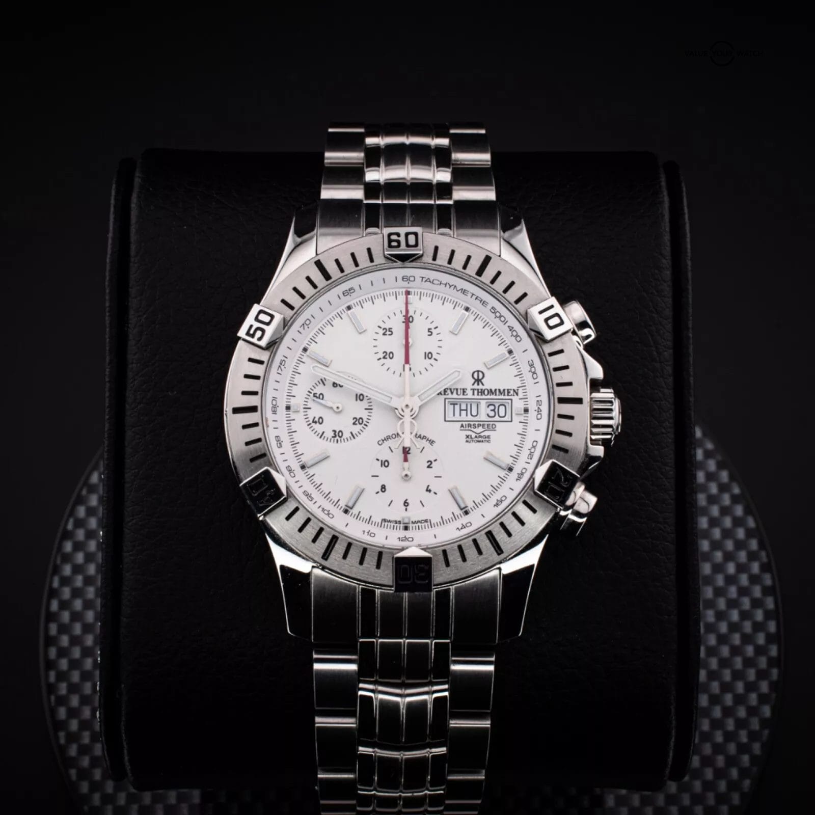 Revue Thommen Men's AirSpeed Silver Dial Automatic Watch, Ref. 16071.6128 w/ B&P - Image 7