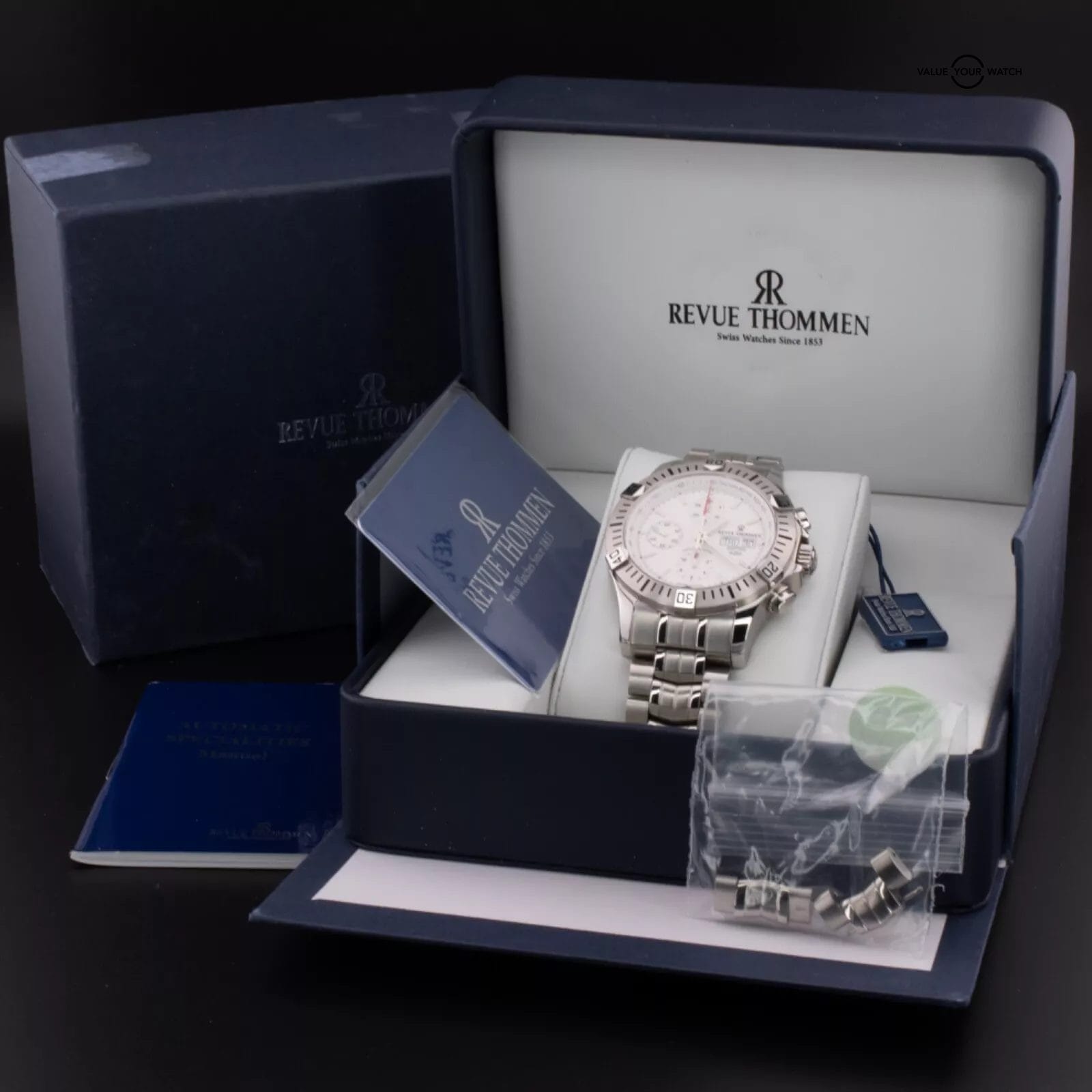 Revue Thommen Men's AirSpeed Silver Dial Automatic Watch, Ref. 16071.6128 w/ B&P - Image 8