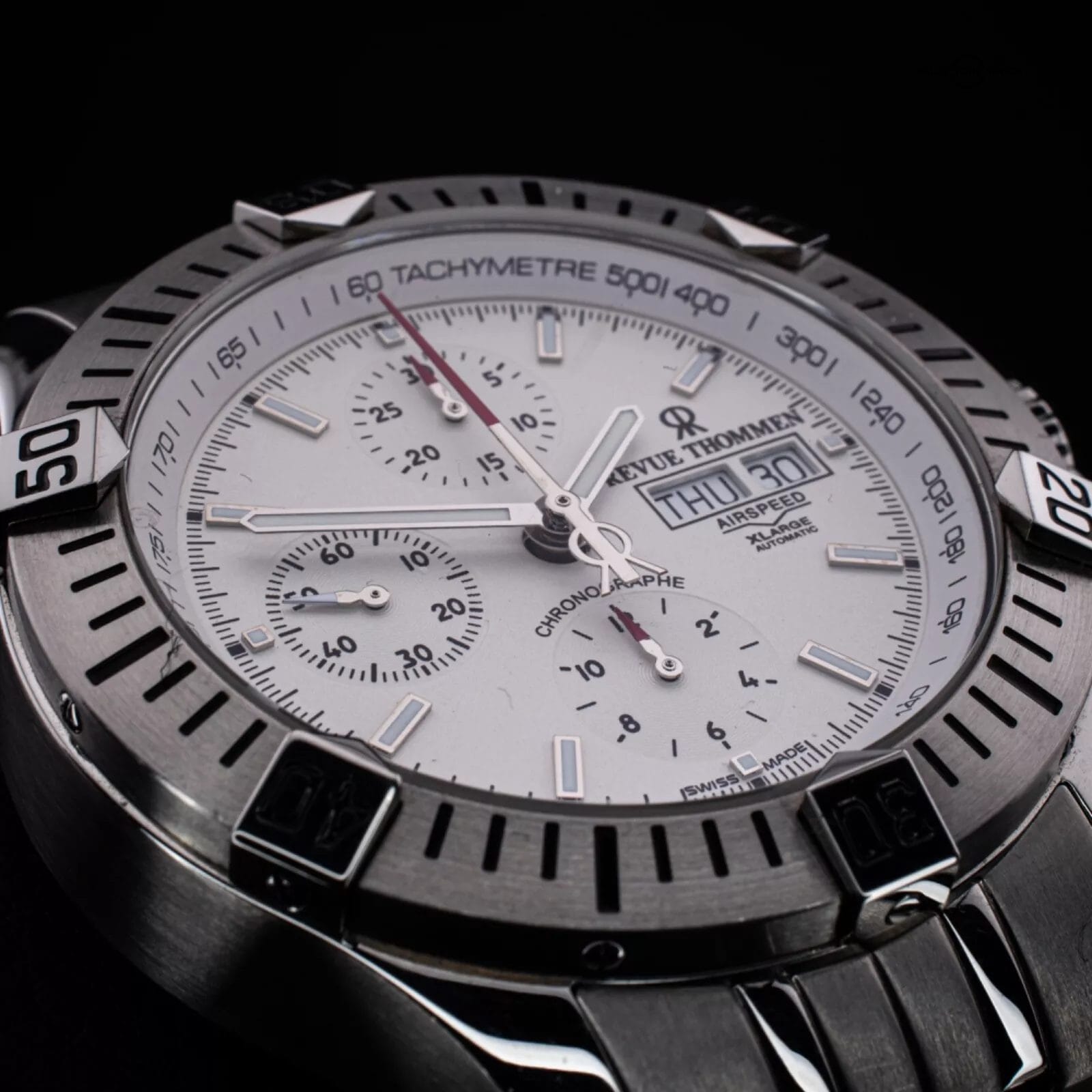 Revue Thommen Men's AirSpeed Silver Dial Automatic Watch, Ref. 16071.6128 w/ B&P - Image 11