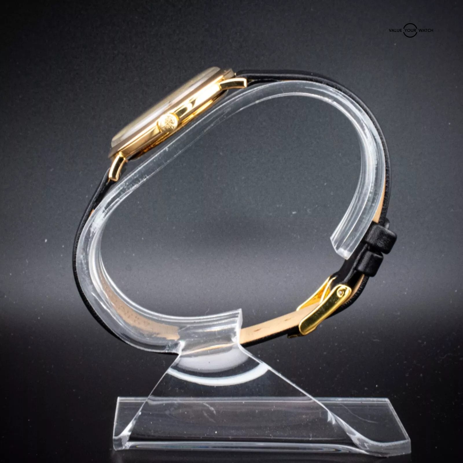 Patek Philippe Vintage 18k Calatrava Gold Dial Dress Watch, 33mm - Image 2