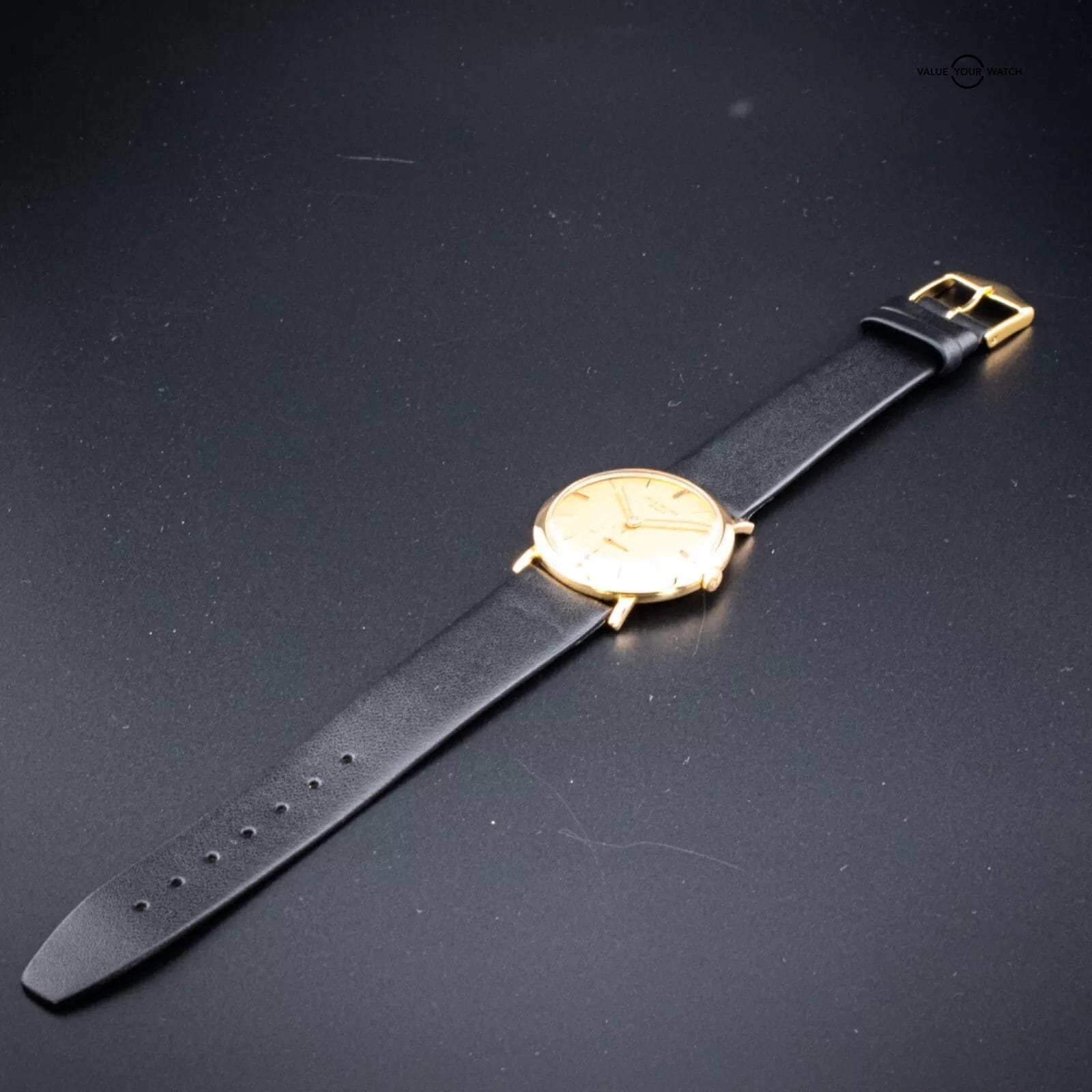 Patek Philippe Vintage 18k Calatrava Gold Dial Dress Watch, 33mm - Image 9