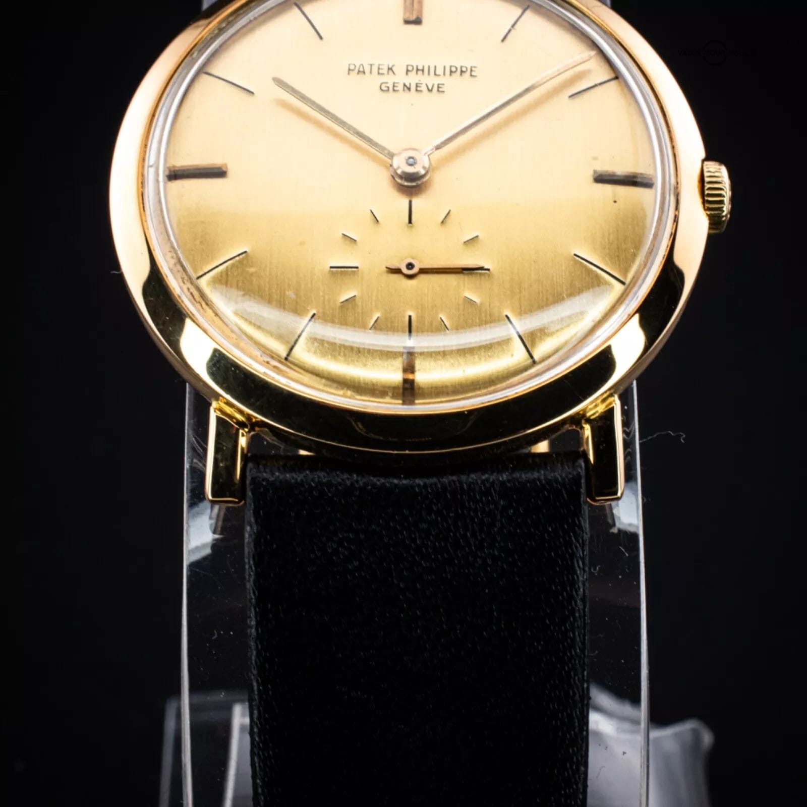 Patek Philippe Vintage 18k Calatrava Gold Dial Dress Watch, 33mm - Image 14