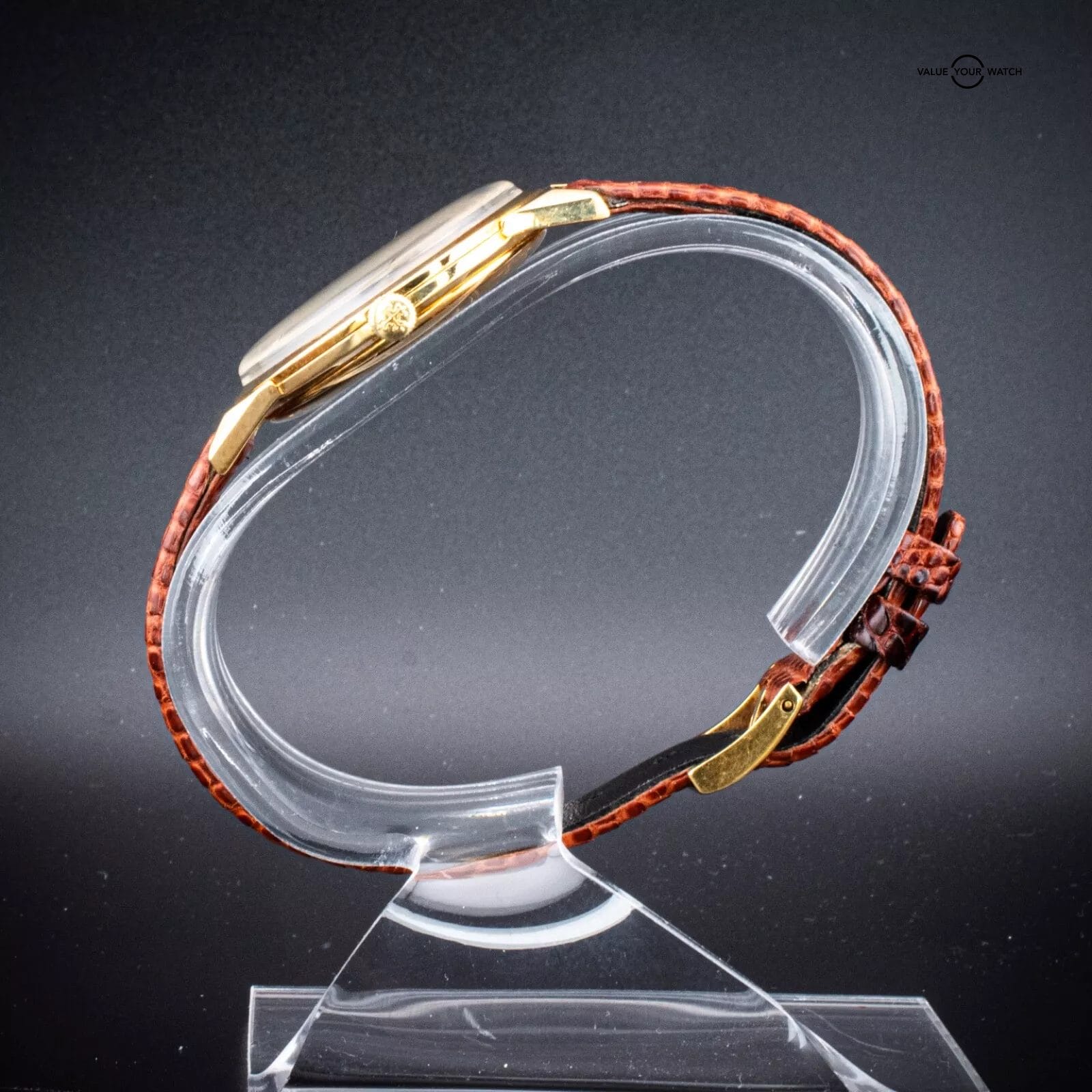 Patek Philippe Vintage 18k Calatrava White Dial Dress Watch, 33mm - Image 9