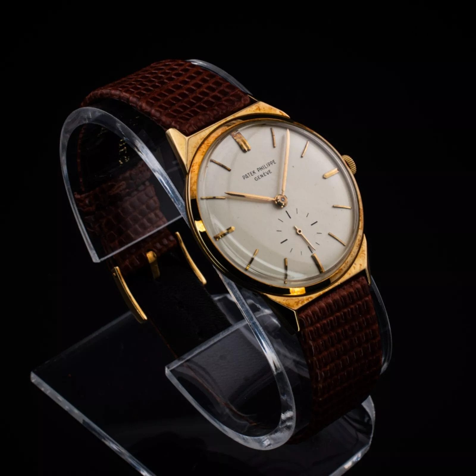 Patek Philippe Vintage 18k Calatrava White Dial Dress Watch, 33mm - Image 12