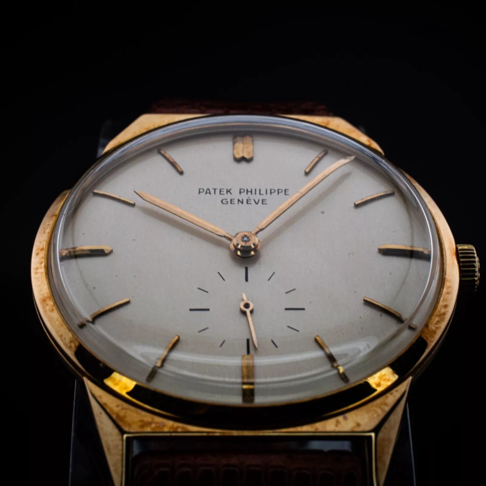 Patek Philippe Vintage 18k Calatrava White Dial Dress Watch, 33mm - Image 14