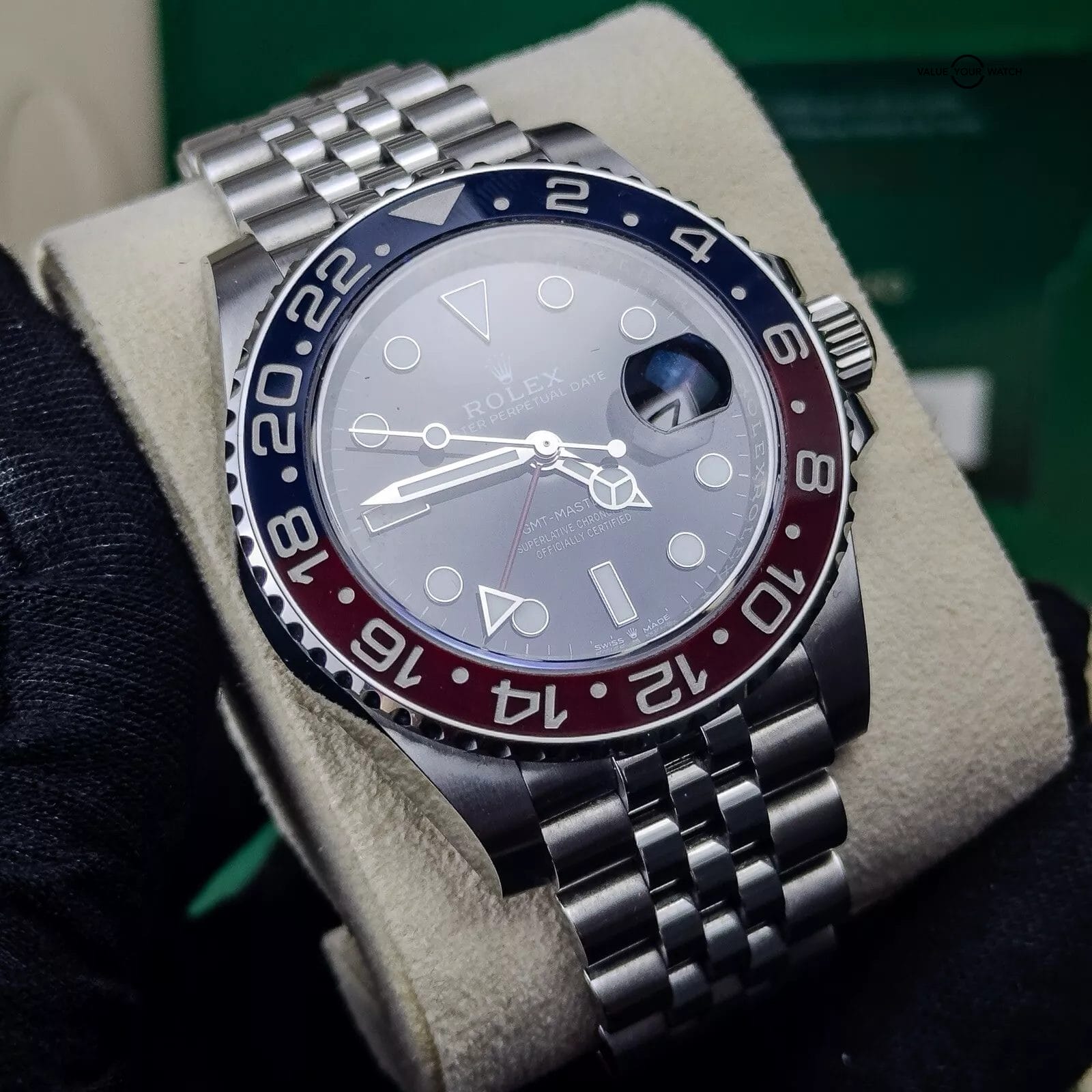 2023 Rolex GMT-Master II 126710BLRO Pepsi Jubilee Red Blue 40mm Complete Set - Image 3