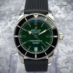 Breitling Superocean Heritage II 42mm Green Dial Box & Papers AB2010121L1S1