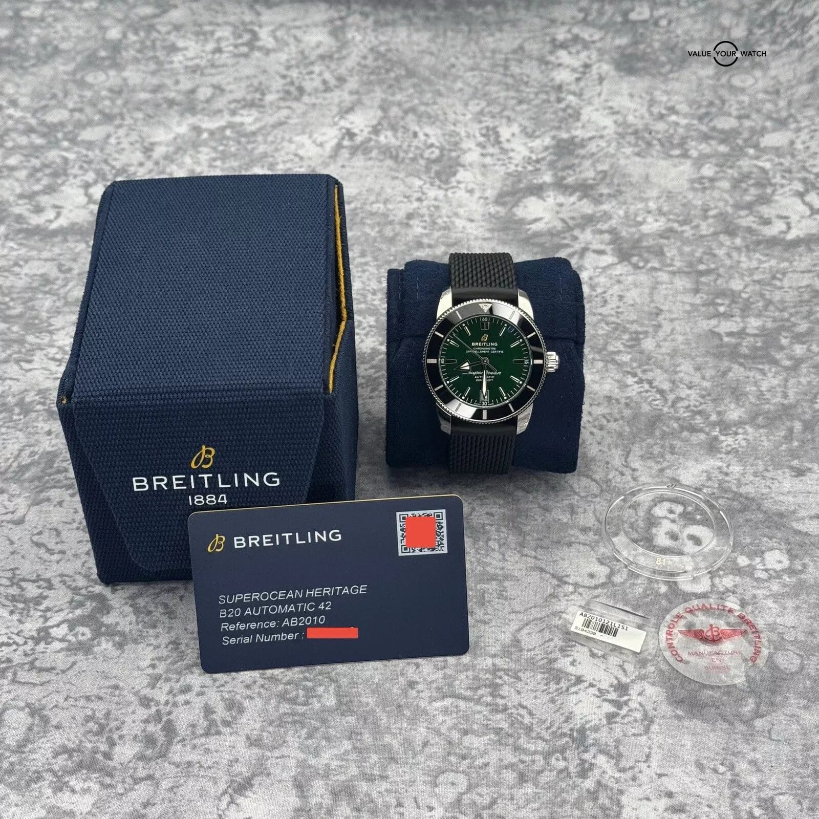 Breitling Superocean Heritage II 42mm Green Dial Box & Papers AB2010121L1S1 - Image 11