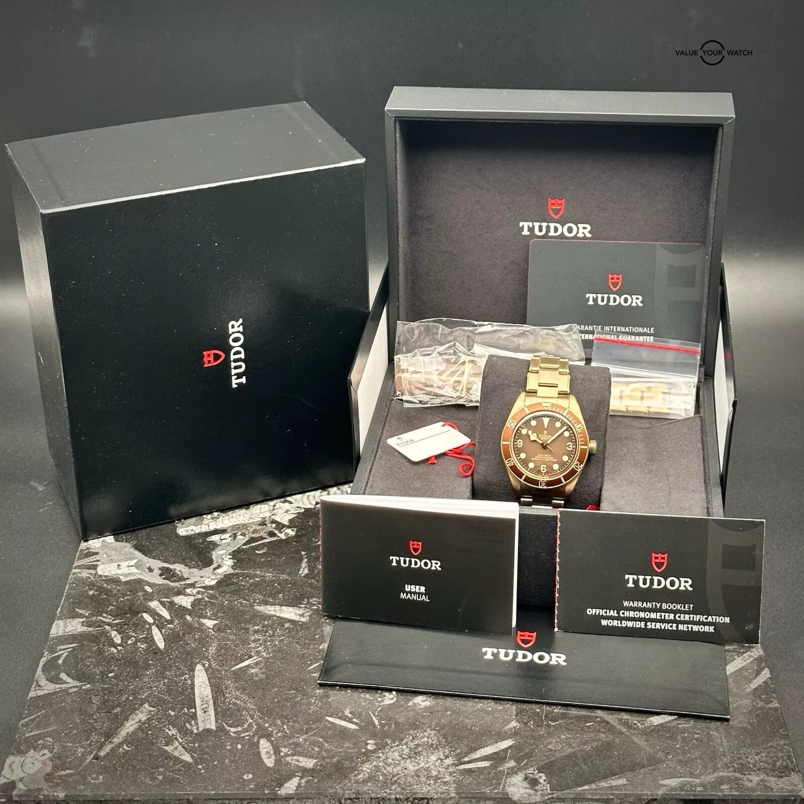 Tudor Black Bay Fifty-Eight Bronze M79012M-0001 Complete Set 39mm Brown Dial - Image 12