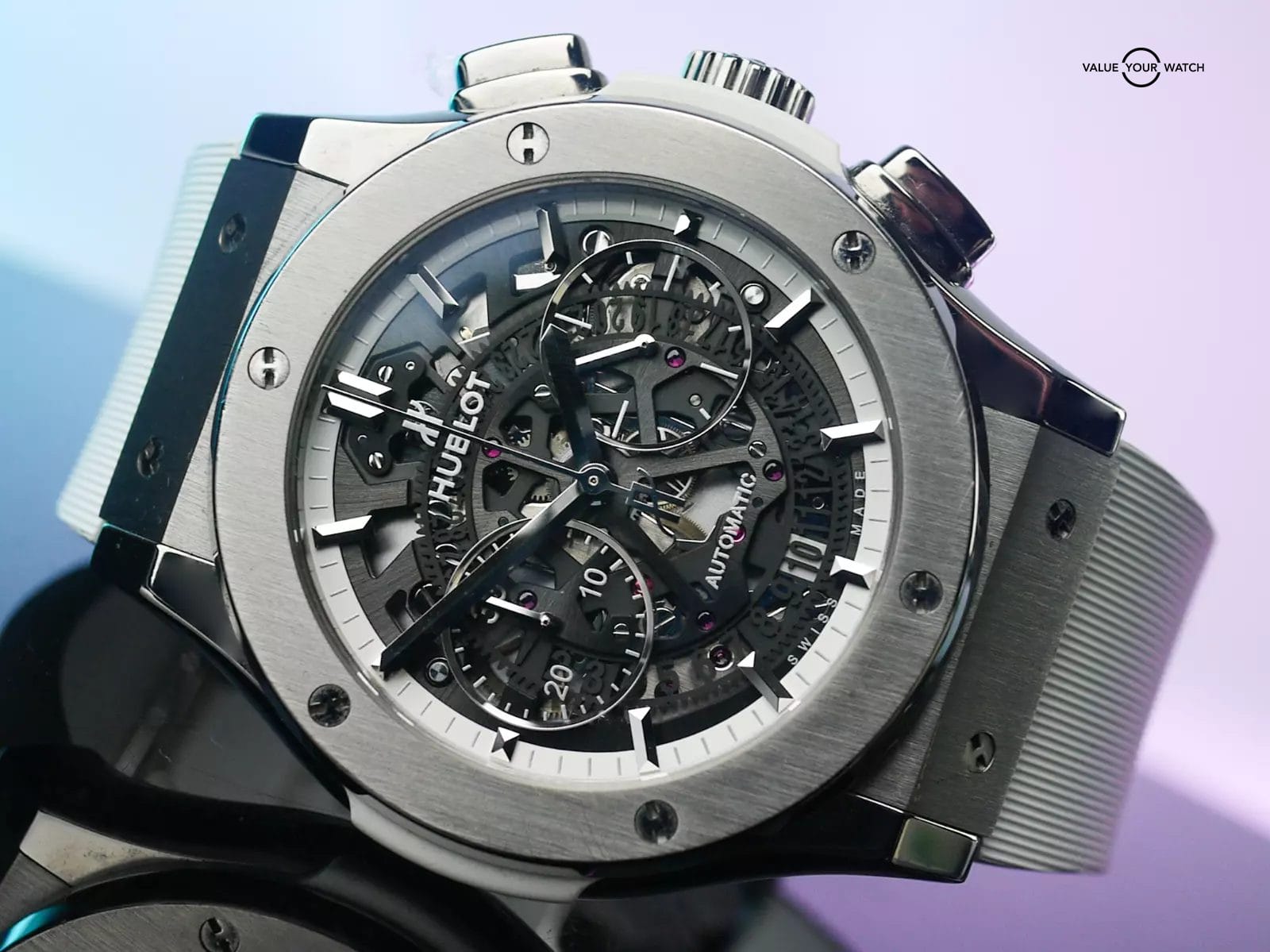 Hublot Classic Fusion Aerofusion Skeleton dial, Limited edition! Full set 2017