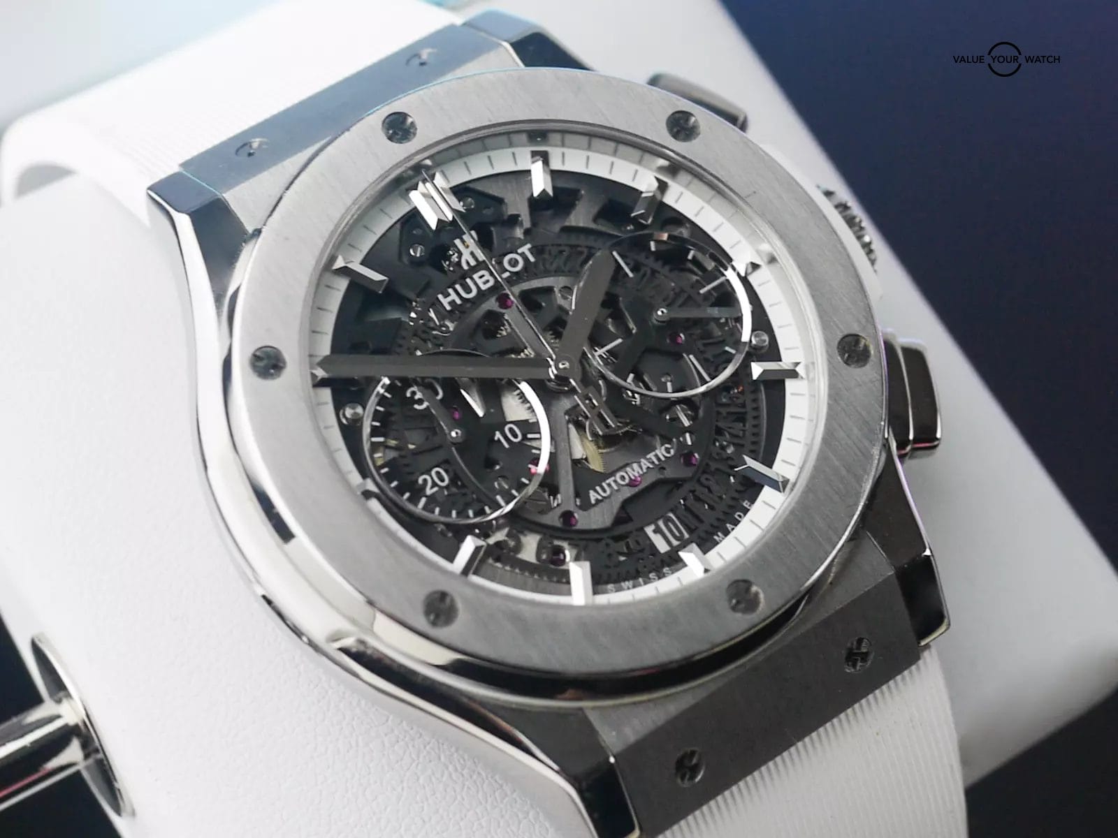 Hublot Classic Fusion Aerofusion Skeleton dial, Limited edition! Full set 2017 - Image 6