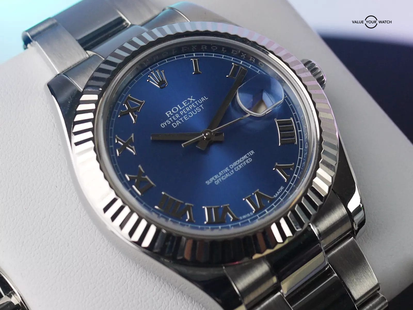 Rolex Datejust 2 41mm ref. 116334, blue Roman dial - Image 5