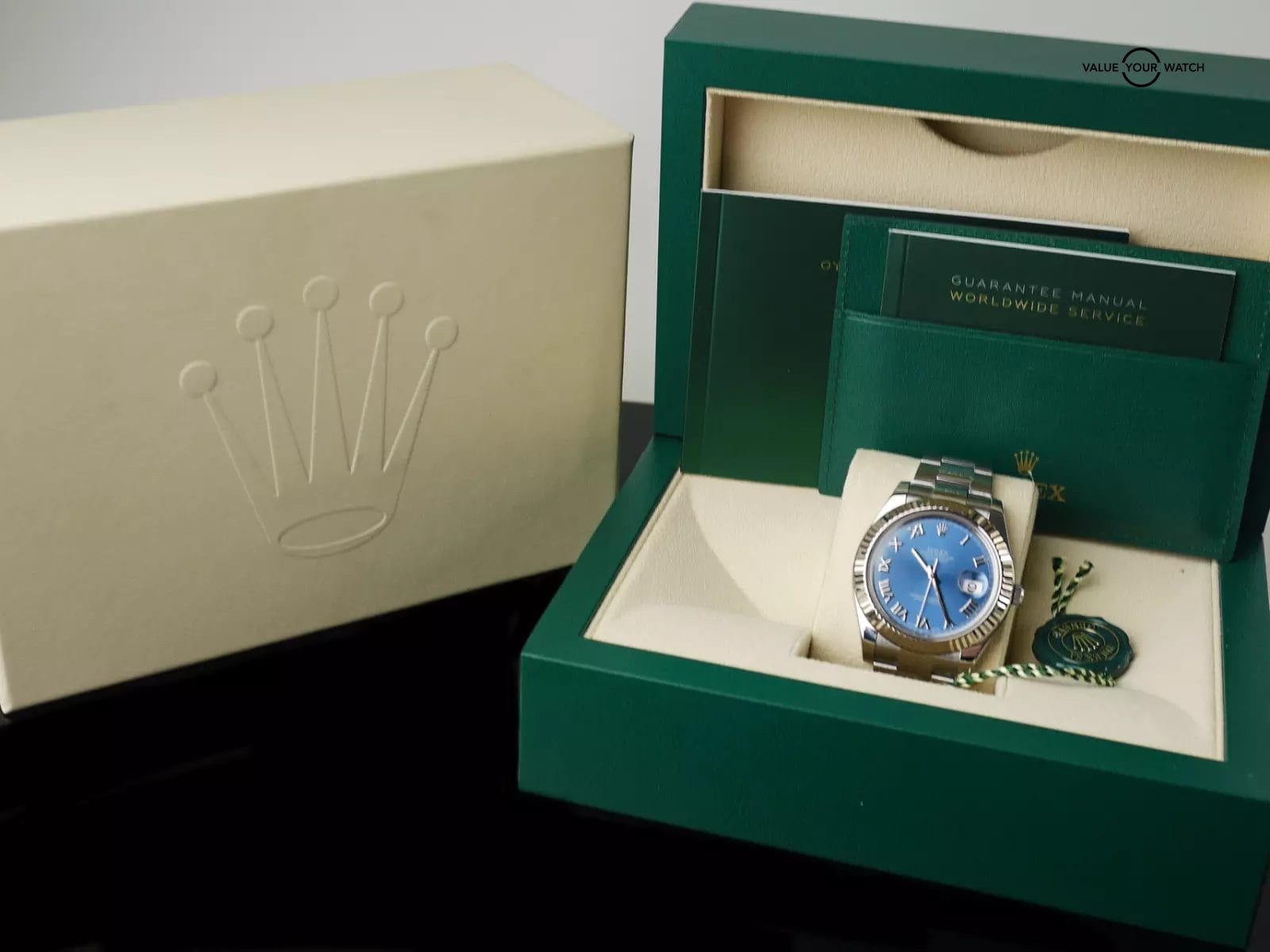 Rolex Datejust 2 41mm ref. 116334, blue Roman dial - Image 7