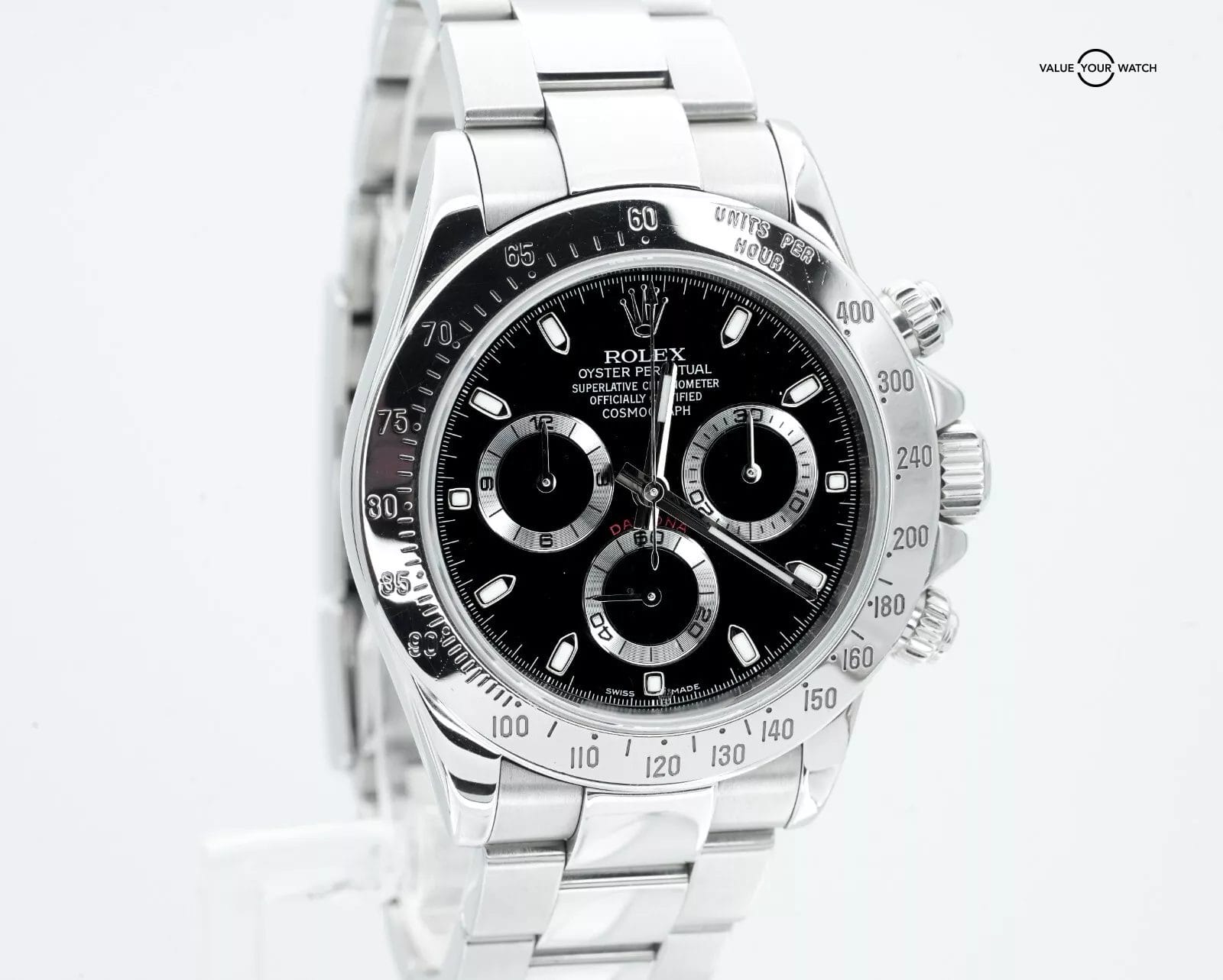 Rolex Daytona 116520 Black Dial 40mm Stainless Steel BOXES/PAPERS! - Image 2