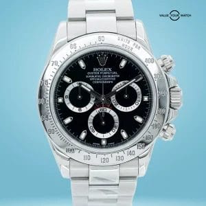 Rolex Daytona 116520 Black Dial 40mm Stainless Steel BOXES/PAPERS!