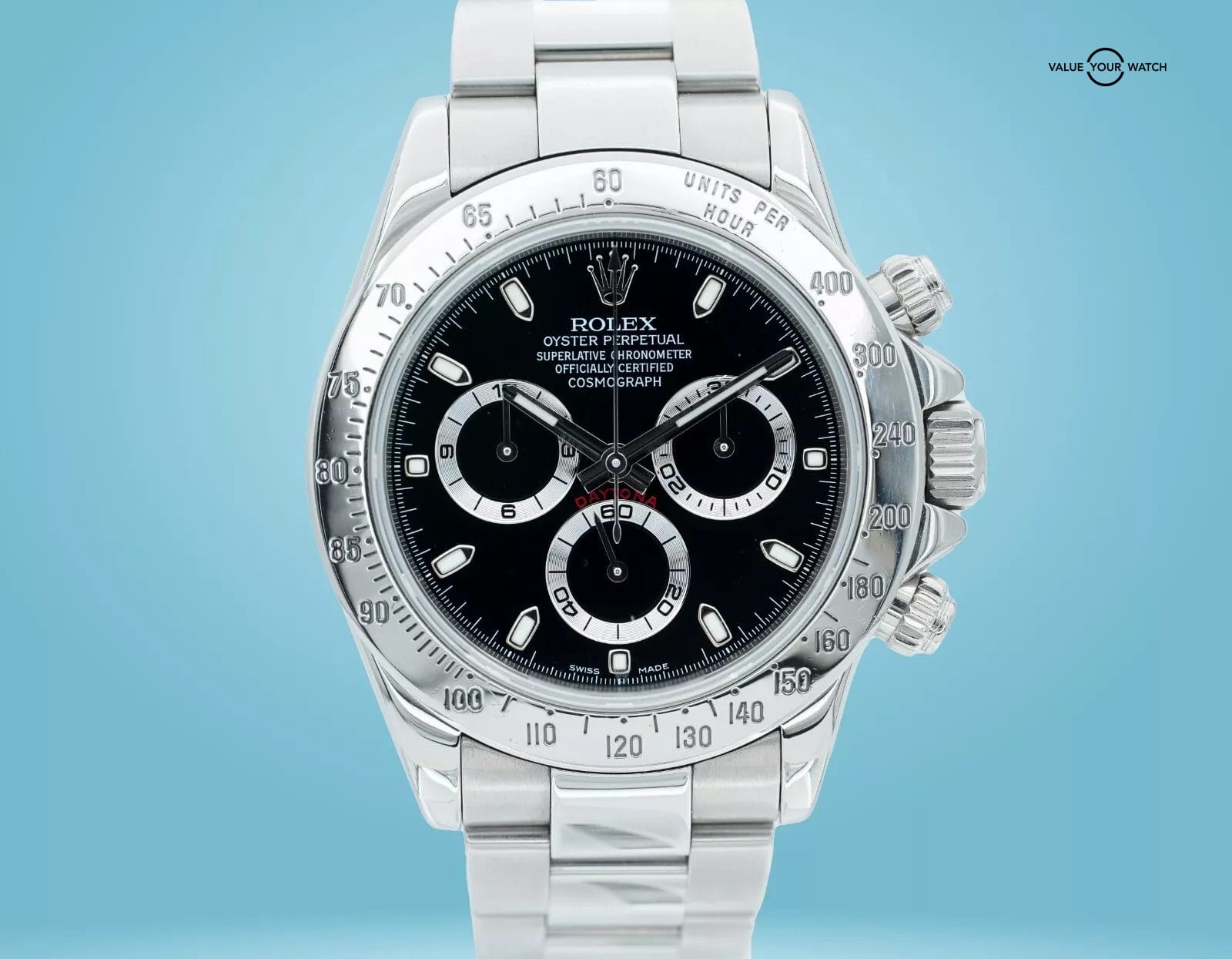 Rolex Daytona 116520 Black Dial 40mm Stainless Steel BOXES/PAPERS!