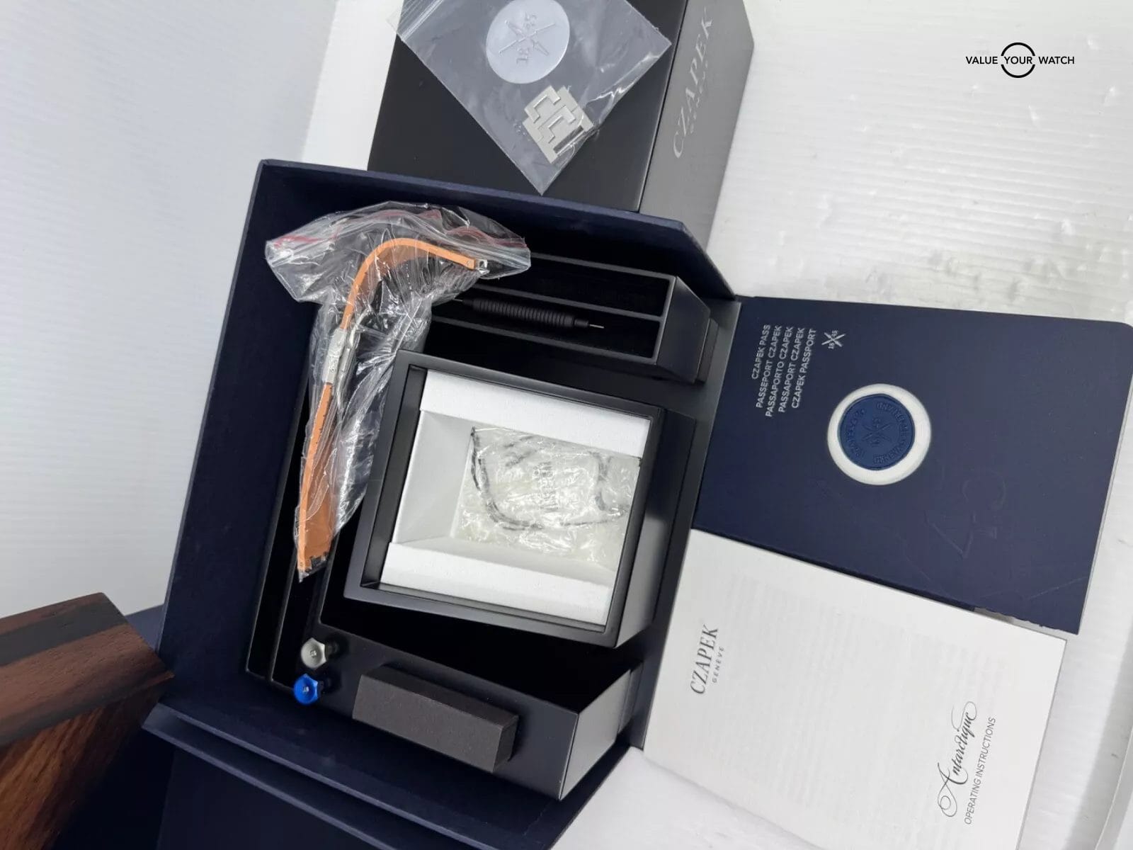 1/99 40.5mm Limited Passage de Drake Salmon Czapek Steel Complete Antarctique - Image 5