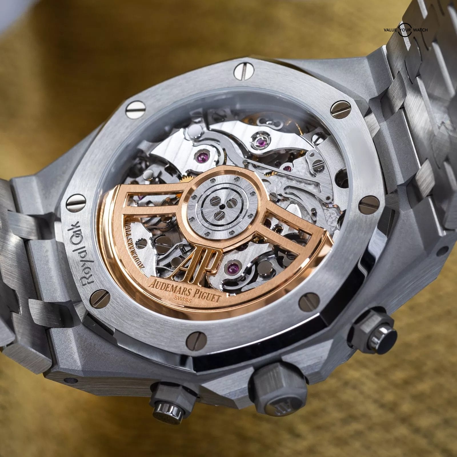 BRAND NEW 2024 Audemars Piguet Royal Oak Chrono Silver White Dial 41mm 26240st - Image 11