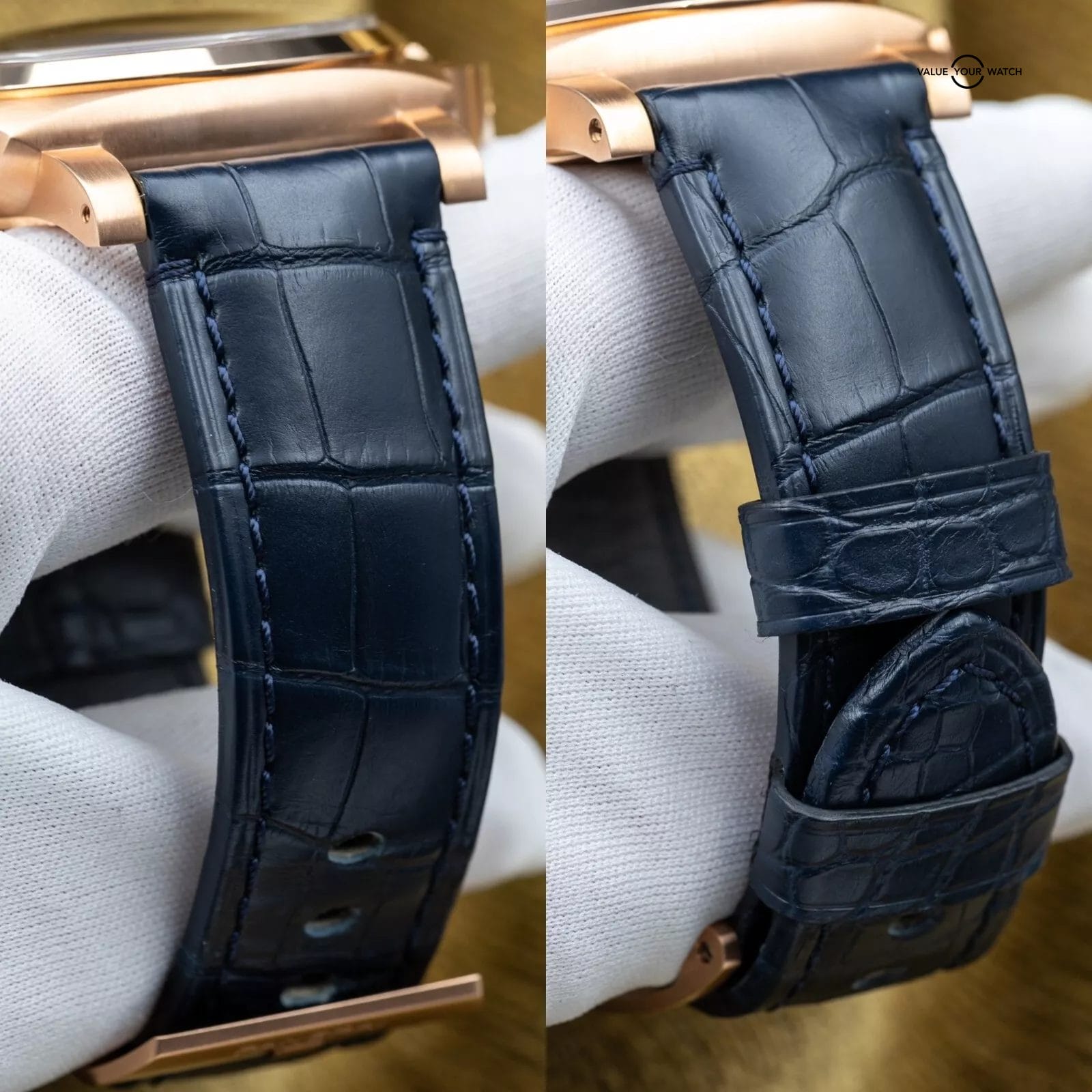 Panerai Luminor Chrono Goldtech Blu Notte Rose Gold 44mm PAM01111 1111 2021 - Image 5