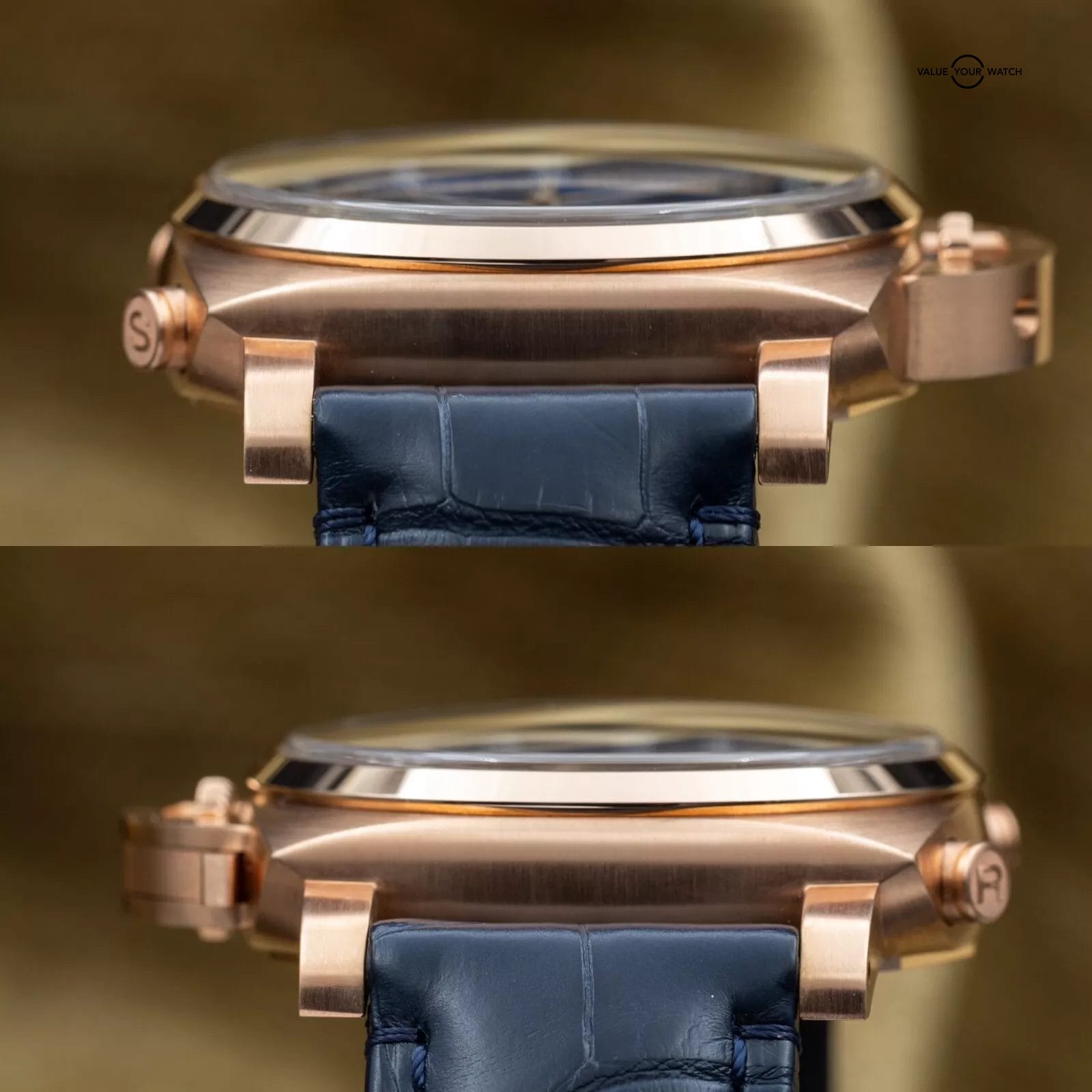 Panerai Luminor Chrono Goldtech Blu Notte Rose Gold 44mm PAM01111 1111 2021 - Image 7