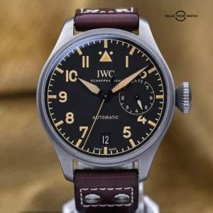 IWC Big Pilot Watch Heritage Titanium 46mm 7 Day Black IW501004 2022 Full Set