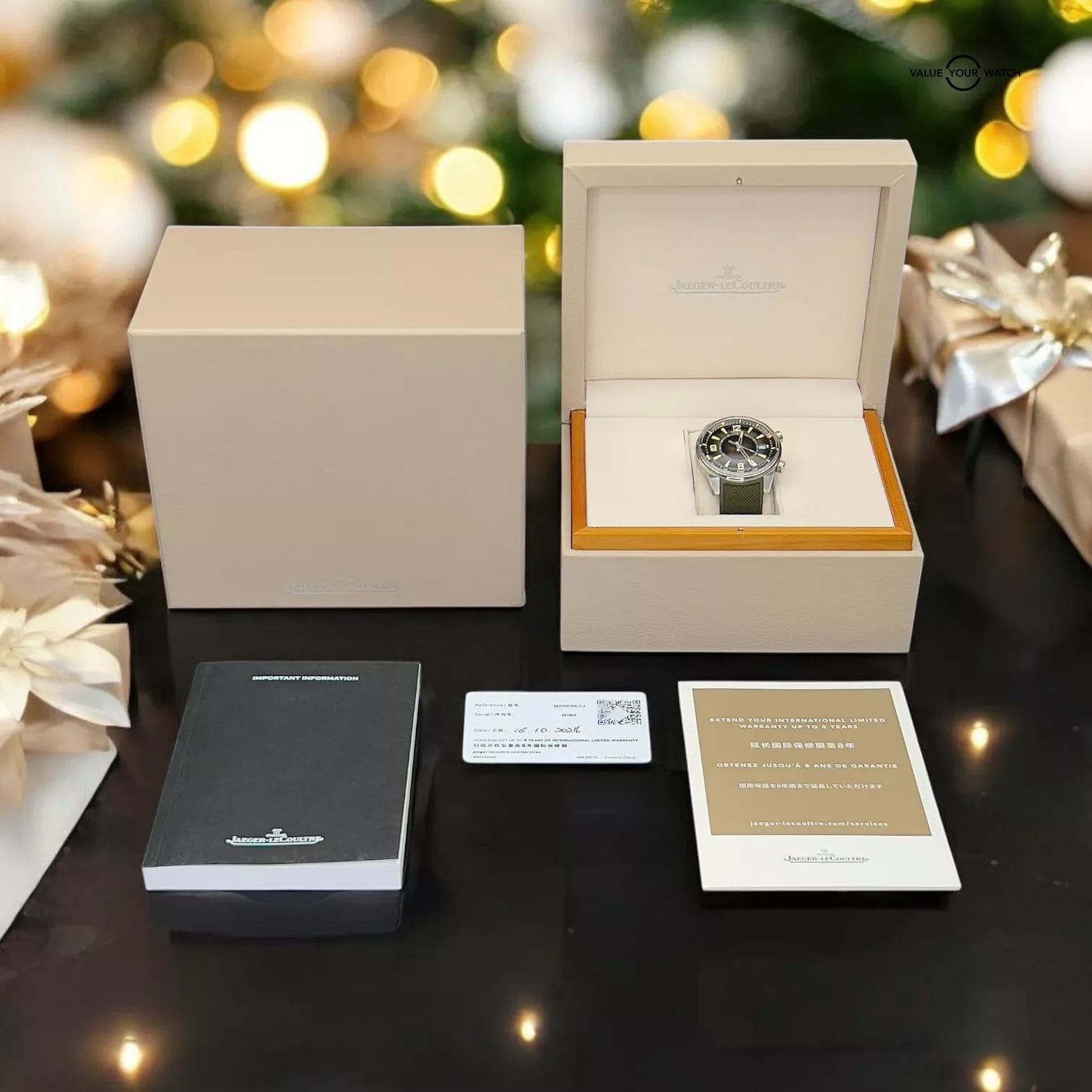 Jaeger-LeCoultre Polaris Date Boutique Exclusive Green Men's Watch - Q906863J - Image 3
