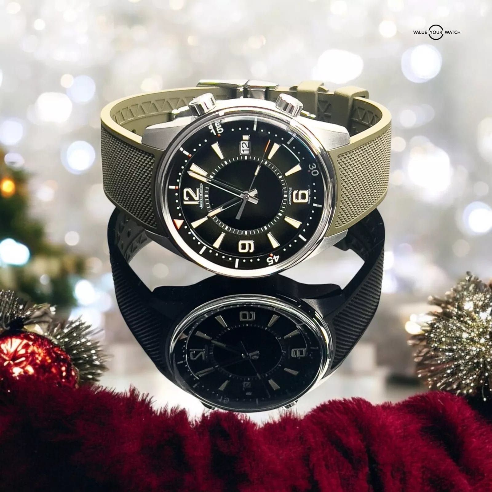 Jaeger-LeCoultre Polaris Date Boutique Exclusive Green Men's Watch - Q906863J - Image 5