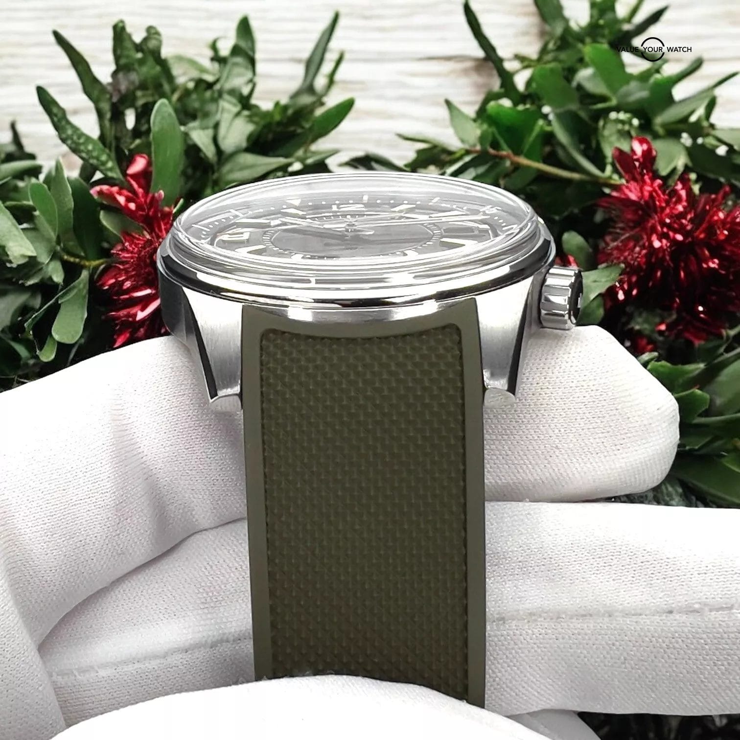 Jaeger-LeCoultre Polaris Date Boutique Exclusive Green Men's Watch - Q906863J - Image 8