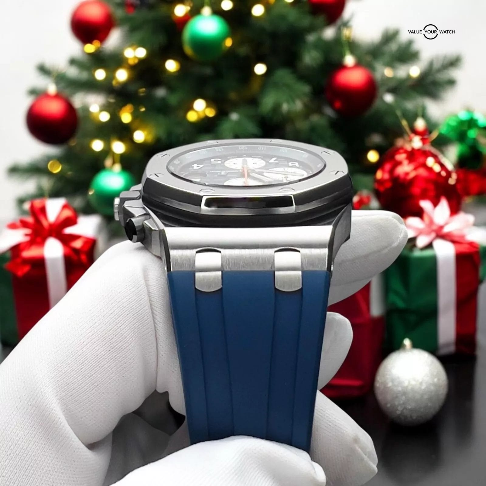 Audemars Piguet Royal Oak Offshore Blue Dial 42mm 26470ST.OO.A027CA.01 Full Set! - Image 5