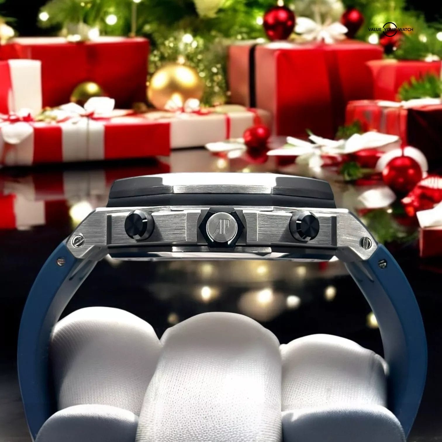 Audemars Piguet Royal Oak Offshore Blue Dial 42mm 26470ST.OO.A027CA.01 Full Set! - Image 7