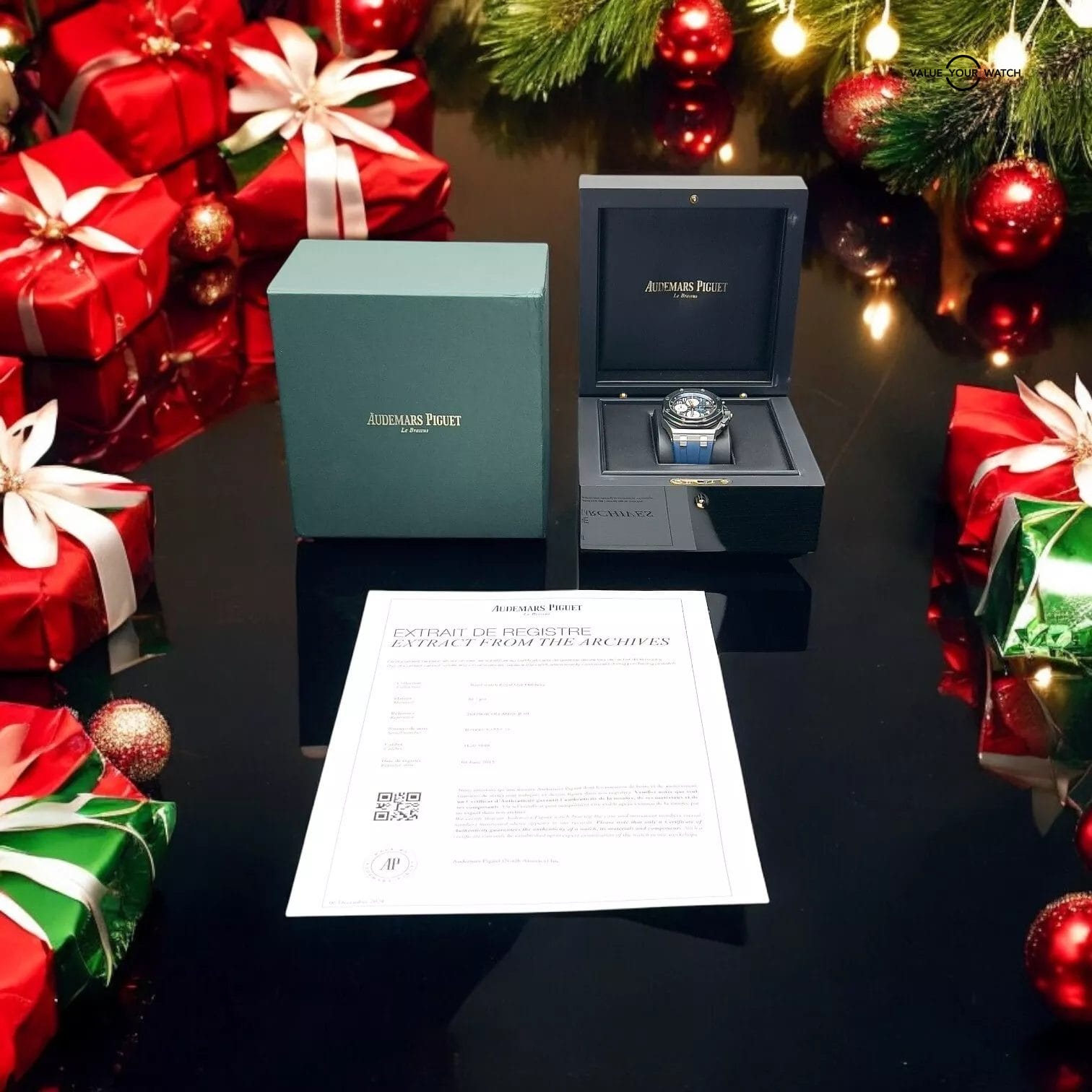 Audemars Piguet Royal Oak Offshore Blue Dial 42mm 26470ST.OO.A027CA.01 Full Set! - Image 11