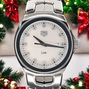 TAG Heuer Link Lady Mother of Pearl & Diamonds Women’s Watch – WBC1312.BA0600